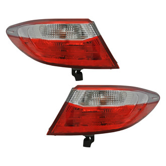 TYC® - Driver and Passenger Side Outer Replacement Tail Lights (CAPA Certified)