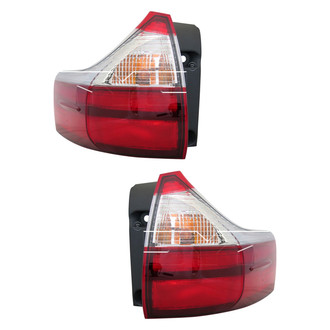 TYC® - Driver and Passenger Side Outer Replacement Tail Lights (Standard Line)