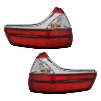 TYC® - Driver and Passenger Side Outer Replacement Tail Lights (Standard Line)