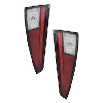 TYC® - Black Fiber Optic Tail Lights