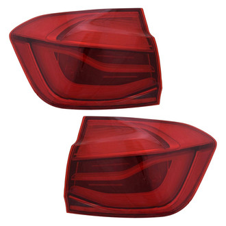 TYC® - Driver and Passenger Side Outer Replacement Tail Lights (CAPA Certified)