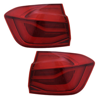 TYC® - Driver and Passenger Side Outer Replacement Tail Lights (Standard Line)