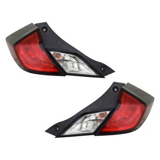 TYC® - Driver and Passenger Side Outer Replacement Tail Lights (CAPA Certified)