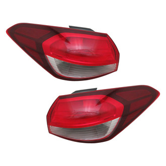 TYC® - Driver and Passenger Side Outer Replacement Tail Lights (CAPA Certified)