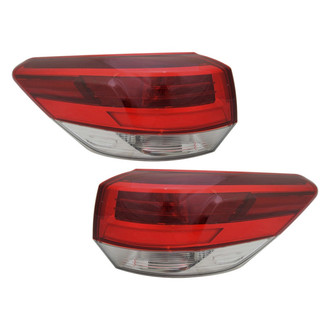 TYC® - Driver and Passenger Side Outer Replacement Tail Lights (CAPA Certified)