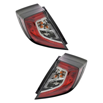 TYC® - Driver and Passenger Side Outer Replacement Tail Lights (Standard Line)