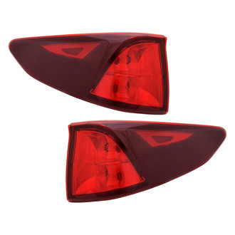 TYC® - Driver and Passenger Side Outer Replacement Tail Lights (CAPA Certified)