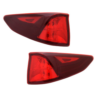 TYC® - Driver and Passenger Side Outer Replacement Tail Lights (Standard Line)
