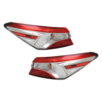 TYC® - Driver and Passenger Side Outer Replacement Tail Lights (CAPA Certified)