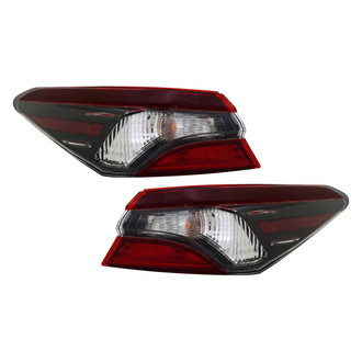 TYC® - Driver and Passenger Side Outer Replacement Tail Lights (CAPA Certified)