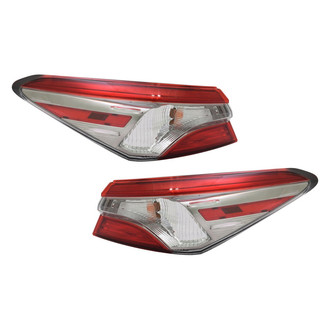 TYC® - Driver and Passenger Side Outer Replacement Tail Lights (CAPA Certified)