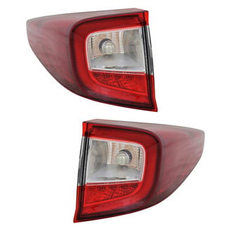 TYC® - Black LED Tail Lights