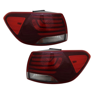 TYC® - Driver and Passenger Side Outer Replacement Tail Lights (Standard Line)