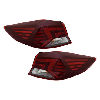 TYC® - Driver and Passenger Side Outer Replacement Tail Lights (Standard Line)