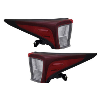 TYC® - Driver and Passenger Side Upper Replacement Tail Lights (CAPA Certified)