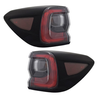 TYC® - Black LED Tail Lights