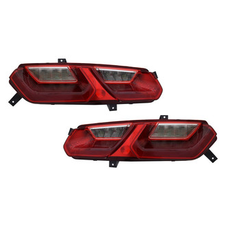 TYC® - Black LED Tail Lights