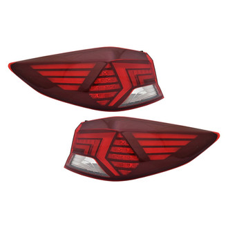 TYC® - Driver and Passenger Side Outer Replacement Tail Lights (Standard Line)