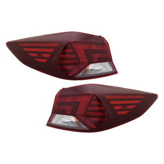 TYC® - Driver and Passenger Side Outer Replacement Tail Lights (Standard Line)