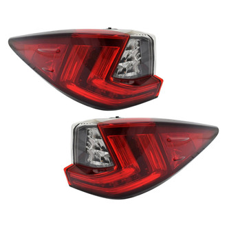 TYC® - Driver and Passenger Side Outer Replacement Tail Lights (Standard Line)