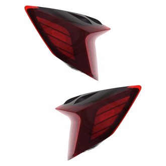TYC® - Driver and Passenger Side Outer Replacement Tail Lights (Standard Line)