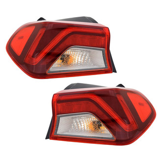 TYC® - Driver and Passenger Side Outer Replacement Tail Lights (CAPA Certified)