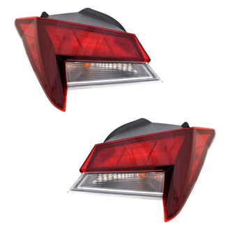 TYC® - Driver and Passenger Side Outer Replacement Tail Lights (Standard Line)