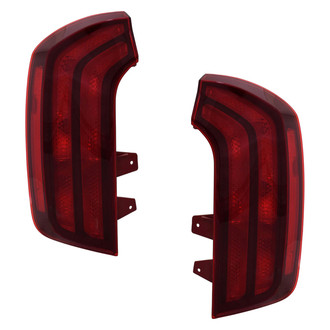 TYC® - Black Fiber Optic Tail Lights