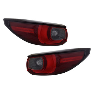 TYC® - Black LED Tail Lights
