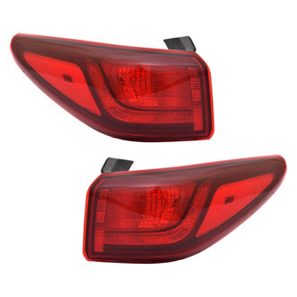TYC® - Driver and Passenger Side Outer Replacement Tail Lights (Standard Line)