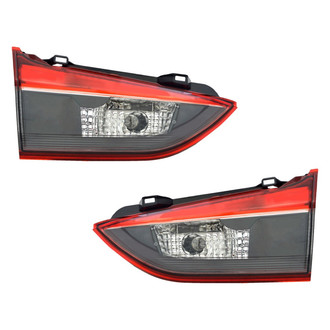 TYC® - Driver and Passenger Side Inner Replacement Tail Lights (Standard Line)