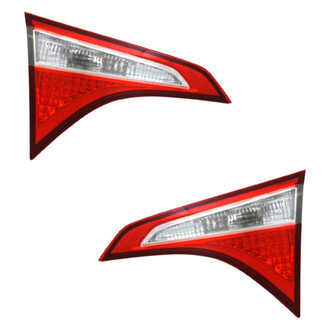 TYC® - Driver and Passenger Side Inner Replacement Tail Lights (CAPA Certified)