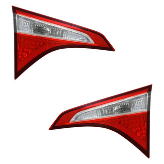 TYC® - Driver and Passenger Side Inner Replacement Tail Lights (Standard Line)