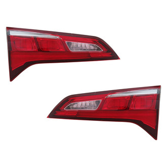 TYC® - Driver and Passenger Side Inner Replacement Tail Lights (CAPA Certified)