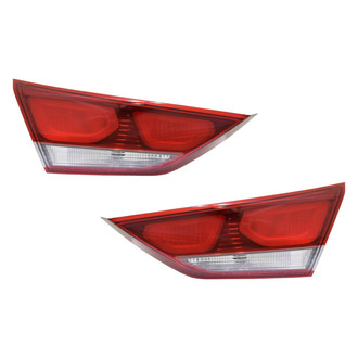 TYC® - Driver and Passenger Side Inner Replacement Tail Lights (CAPA Certified)