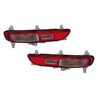 TYC® - Driver and Passenger Side Replacement Backup Lights (CAPA Certified)