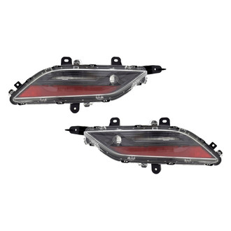 TYC® - Driver and Passenger Side Lower Replacement Backup Lights (Standard Line)