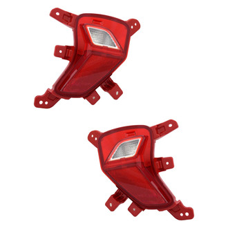 TYC® - Driver and Passenger Side Replacement Backup Lights (Standard Line)