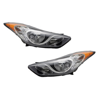 TYC® - Driver and Passenger Side Replacement Headlight Set (Standard Line)