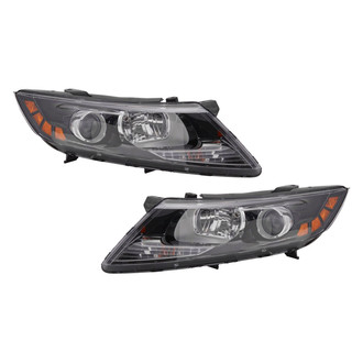 TYC® - Driver and Passenger Side Replacement Headlight Set (CAPA Certified)
