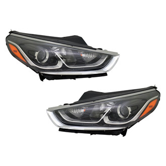 TYC® - Driver and Passenger Side Replacement Headlight Set (CAPA Certified)