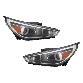 TYC® - Driver and Passenger Side Replacement Headlight Set (CAPA Certified)