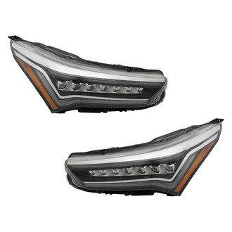 TYC® - Driver and Passenger Side Replacement Headlight Set (CAPA Certified)