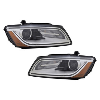 TYC® - Driver and Passenger Side Replacement Headlight Set Lens and Housing (CAPA Certified)