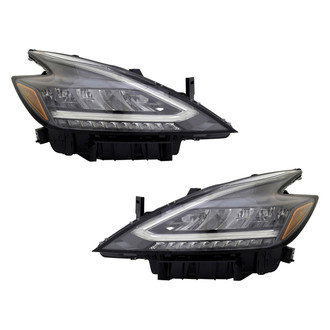 TYC® - Driver and Passenger Side Replacement Headlight Set (CAPA Certified)