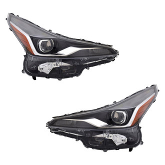 TYC® - Driver and Passenger Side Replacement Headlight Set (Standard Line)