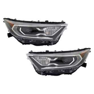 TYC® - Driver and Passenger Side Replacement Headlight Set (CAPA Certified)