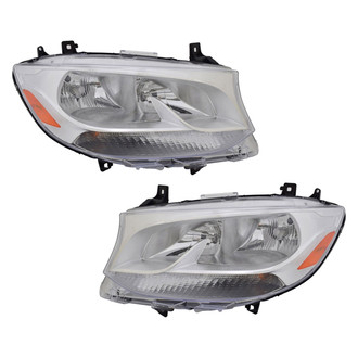 TYC® - Driver and Passenger Side Replacement Headlight Set (CAPA Certified)