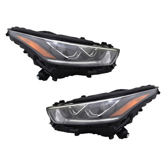 TYC® - Driver and Passenger Side Replacement Headlight Set (CAPA Certified)