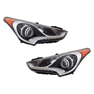 TYC® - Driver and Passenger Side Replacement Headlight Set (CAPA Certified)